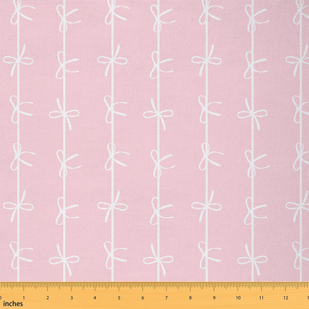Castle Fairy Girly Stripes Bow-Tie Fabric by the Yard 2 Yard 