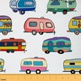 thumbnail image 1 of Castle Fairy RV Car Fabric by the Yard 1 Yard for Children,Happy Camping Home Decor Fabric by the Yard,Cartoon Car Room Decor Fabric by the Yard,Lightweight Room Decor, 1 of 6