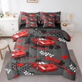 thumbnail image 1 of Castle Fairy Racing Car Bedding Comforter Set,Speed Race Car Full Bedding Set, 1 of 8