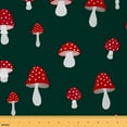 thumbnail image 1 of Castle Fairy Red Mushroom Fabric by the Yard 1 Yard,Polka Dots Home Decor Fabric by the Yard,Botanical Plants Room Decor Fabric by the Yard,Luxury Bedroom Decor, 1 of 6