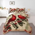thumbnail image 1 of Castle Fairy 2-Piece Twin Size Comforter Set, Sparrows Rustic Christmas Bedding, 1 of 8