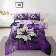 thumbnail image 1 of Castle Fairy Retro Flower Boy Girl 2Pcs Bedding Comforter Set,Floral Butterfly Twin Comforter Sets,Botanical Plants Breathable Bedding Set,Luxury Bedroom Decor, 1 of 8