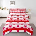 thumbnail image 1 of Castle Fairy Romantic Love Heart Twin Comforter Sets,Happy Valentine's Day Bedding Set, 1 of 8