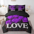 thumbnail image 1 of Castle Fairy Romantic Rose Bedding Comforter Set,Happy Valentine's Day Full Bedding Set, 1 of 8