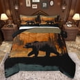thumbnail image 1 of Castle Fairy Safari Bear Boy Girl Full Size Comforter Sets 3-Piece,Jungle Animal Bedding Comforter Set,Retro Vintage Aesthetic Lightweight Bedding Sets,Lightweight Room Decor,Reversible, 1 of 8