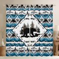 thumbnail image 1 of Castle Fairy Safari Bear Curtains Pack of 2 (42x84 Each) for Teens Adults,Bohemian Tribal Aztec Curtains Blackout,Hunting Theme Bedroom Curtains,Lightweight Room Decor, 1 of 6