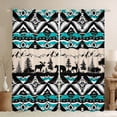 thumbnail image 1 of Castle Fairy Safari Deer Bear Black Out Curtains for Teens Adults,Bohemian Tribal Aztec Curtains Pack of 2 (42x63 Each),Exotic Style Bedroom Curtains,Lightweight Room Decor, 1 of 6