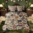 thumbnail image 1 of Castle Fairy Safari Deer Twin Bedding Sets,Abstract Camo Animal Bedding Comforter Set, 1 of 8