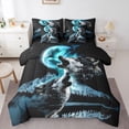thumbnail image 1 of Castle Fairy Safari Wolves Bedding Comforter Set,Moutain Starry Sky King Bedding Sets, 1 of 8