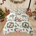 thumbnail image 1 of Castle Fairy 3-Piece Queen Size Comforter Set, Santa and Deer Christmas Print, 1 of 8