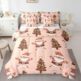 thumbnail image 1 of Castle Fairy Santa Claus 7-Piece Bedding Comforter Set for Kids,Christmas Tree King Bedding Sets,Festival Xmas Ultra Soft Bed Sheets,Breathable Home Decor, 1 of 8