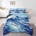 thumbnail image 1 of Castle Fairy Sea Waves Full Size Comforter Sets,Japanese Style Bedding Sets, 1 of 8