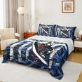 thumbnail image 1 of Castle Fairy Skiing Snowboard 4-Piece Full Size Sheets,USA Flag Bed Sheets,Blue Camouflage Lightweight Sheet Sets,Ultra Soft Sport Home Decor, 1 of 7
