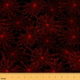 thumbnail image 1 of Castle Fairy Spider Web Fabric by the Yard 2 Yards for Teens,Black Red Room Decor Fabric by the Yard,Gothic Style Sewing Fabric,Super Cozy Room Decor, 1 of 6