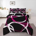 thumbnail image 1 of Castle Fairy Spiral Stripes Queen Comforter Set,Gradient Lines Bedding Comforter Set, 1 of 8