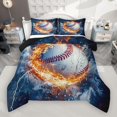thumbnail image 1 of Castle Fairy Sport Baseball 3-Piece Full Size Comforter Sets for Teens Women Men,Ball Gamer Bedding Comforter Set,Abstract Lightning Lightweight Bedding Sets,Lightweight Room Decor, 1 of 8