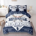 thumbnail image 1 of Castle Fairy Sport Baseball Boy Bedding Comforter Set,Ball Gamer King Bedding Sets, 1 of 8