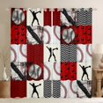 thumbnail image 1 of Castle Fairy Sport Baseball Boy Girl Blackout Curtains Set of 2 (52x84 Each),Ball Gamer Window Curtains,Geometric Plaid Curtains and Drapes,Breathable Home Decor, 1 of 6