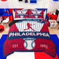 thumbnail image 1 of Castle Fairy Sport Baseball Twin Comforter Sets,Ball Game Bedding Set,Red Blue Bedding Set, 1 of 8