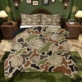thumbnail image 1 of Castle Fairy Sport Basketball Twin Comforter Sets,Vintage Abstract Camouflage Bedding Set, 1 of 8