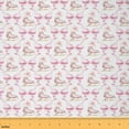 thumbnail image 1 of Castle Fairy Sport Roller Skating Fabric by the Yard 2 Yards for Teens,Pink Bow Room Decor Fabric by the Yard,Ball Gamer Sewing Fabric,Super Cozy Room Decor, 1 of 6