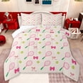 thumbnail image 1 of Castle Fairy Sport Tennis Girl Queen Comforter Set,Kawaii Bow Bedding Comforter Set, 1 of 8
