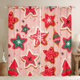 thumbnail image 1 of Castle Fairy Stars Print Girl Curtains Pack of 2 (42x84 Each),Merry Christmas Curtains Blackout,Happy New Year Bedroom Curtains,Ultra Soft Home Decor, 1 of 6