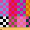 thumbnail image 1 of Castle Fairy Teenager Geometric Plaid Fabric by the Yard 2 Yards,Colorful Lattice Room Decor Fabric by the Yard,Abstract Minimalist Sewing Fabric,Lightweight Room Decor, 1 of 6