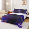 thumbnail image 1 of Castle Fairy Teenagers Abstract Stripes 4 Pieces Queen Sheet Sets,Minimalist Geometric Ultra Soft Flat Sheet,Gradient Lines Queen Fitted Sheet,Breathable Home Decor, 1 of 7