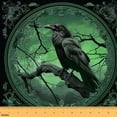 thumbnail image 1 of Castle Fairy Teenagers Animal Crow Fabric by the Yard 1 Yard,Gothic Style Home Decor Fabric by the Yard,Happy Halloween Room Decor Fabric by the Yard,Super Cozy Room Decor, 1 of 6