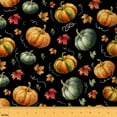 thumbnail image 1 of Castle Fairy Teenagers Autumn Pumpkin Fabric by the Yard 3 Yards,Maple Leaves Sewing Fabric,Fall Festival Fabric for Sewing,Luxury Bedroom Decor, 1 of 6