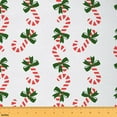 thumbnail image 1 of Castle Fairy Teenagers Bowknot Candy Canes Fabric by the Yard 2 Yards,Festival Xmas Room Decor Fabric by the Yard,Merry Christmas Sewing Fabric,Lightweight Room Decor, 1 of 6