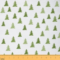 Castle Fairy Teenagers Green Woodland Fabric by the Yard 1 Yard,Smoky Jungle Home Decor Fabric by the Yard,Botanical Plants Room Decor Fabric by the Yard,Lightweight Room Decor