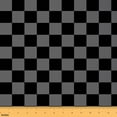 thumbnail image 1 of Castle Fairy Teenagers Minimalist Buffalo Fabric by the Yard 5 Yards,Geometric Plaid Fabric for Sewing,Black Grey Home Decor Fabric by the Yard,Ultra Soft Home Decor, 1 of 6