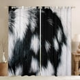 thumbnail image 1 of Castle Fairy Teenagers Vintage Cow Print Curtains Pack of 2 (42x84 Each),Rustic Farmhouse Animal Curtains Blackout,Western Theme Bedroom Curtains,Ultra Soft Home Decor, 1 of 6