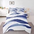 thumbnail image 1 of Castle Fairy Teens Abstract Gradient Stripes Twin Comforter Sets,Vintage Bedding Set, 1 of 8
