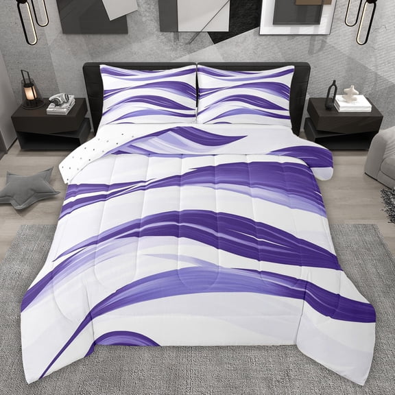 Castle Fairy Teens Abstract Gradient Stripes Twin Comforter Sets,Vintage Bedding Set