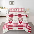 thumbnail image 1 of Castle Fairy 2-Piece Twin Comforter Set - Love Heart Plaid, 1 of 8