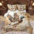 thumbnail image 1 of Castle Fairy Teens Adults Mallard Duck Bedding Comforter Set 7pcs,Rustic Animal Queen Bedding Sets Super Cozy,Abstract Watercolor Queen Sheet Sets,Breathable Home Decor,Reversible, 1 of 8