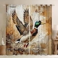 thumbnail image 1 of Castle Fairy Teens Adults Mallard Duck Black Out Curtains,Rustic Animal Curtains Pack of 2 (42x63 Each),Abstract Watercolor Bedroom Curtains,Breathable Home Decor, 1 of 6