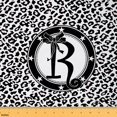 thumbnail image 1 of Castle Fairy Teens Alphabet Bowknot R Fabric by the Yard 2 Yards,Black White Room Decor Fabric by the Yard,Cheetah Print Sewing Fabric,Microfiber Bedroom Decor, 1 of 6