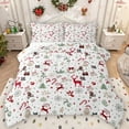 thumbnail image 1 of Castle Fairy Teens Animal Deer Full Size Comforter Sets 3-Piece,Merry Christmas Bedding Comforter Set,Xmas Festival Lightweight Bedding Sets,Super Cozy Room Decor,Reversible, 1 of 8