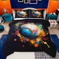thumbnail image 1 of Castle Fairy Teens Baseball Print Queen Comforter Set,Ball Game Bedding Comforter Set, 1 of 8