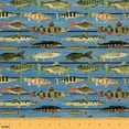 thumbnail image 1 of Castle Fairy Teens Big Bass Fish Fabric by the Yard 2 Yards for Teenagers,Fishing Hunting Room Decor Fabric by the Yard,Lodge Cabin Sewing Fabric,Lightweight Room Decor, 1 of 6