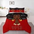 thumbnail image 1 of Castle Fairy Teens Black Girl Full Size Comforter Sets,Romantic Fashion Bedding Sets, 1 of 8