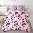 thumbnail image 1 of Castle Fairy Teens Black Snake Bedding Comforter Set,Abstract Animal Queen Bedding Sets, 1 of 8