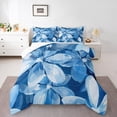 thumbnail image 1 of Castle Fairy Teens Blue Flowers Full Size Comforter Sets,Exotic Style Bedding Sets, 1 of 8