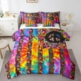 thumbnail image 1 of Castle Fairy Teens Bohemian Peace Sign 7-Piece Twin Bedding Sets,American Flag Bedding Comforter Set,Tie Dye Breathable Sheet Sets,Luxury Bedroom Decor, 1 of 8