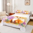 thumbnail image 1 of Castle Fairy Teens Boys Girls Cartoon Fox Bed Sheets,Kawaii Floral Animal King Sheets, 1 of 7