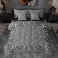 thumbnail image 1 of Castle Fairy Teens Boys Girls Hippie Paisley Bedding Comforter Set 7-Piece,Bohemian Mandala King Bedding Sets,Southwestern Exotic Style Ultra Soft Bed Sheets,Luxury Bedroom Decor,Reversible, 1 of 8